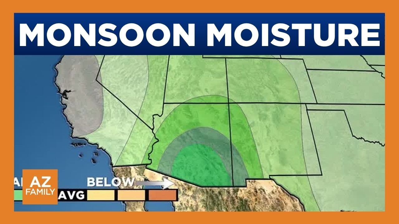 Monsoon to bring rain chances to Phoenix area soon - YouTube