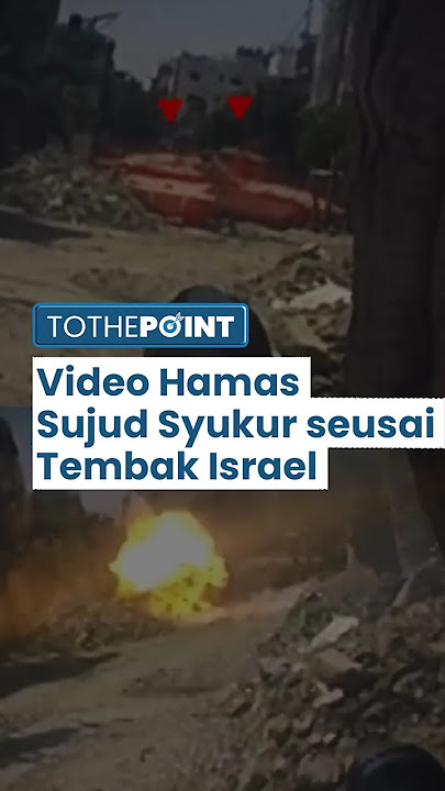 Video Pejuang Hamas Menangis dan Sujud Syukur seusai Berhasil Targetkan Tank Israel, Teriak Takbir