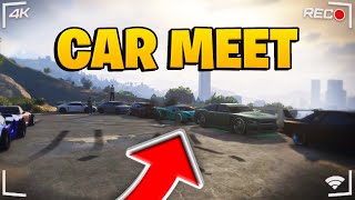 🟢LIVE! - CLEAN CAR MEET IN GTA 5 ONLINE | CRUISING AROUND THE CITY | PS4/PS5 (OLD GEN)