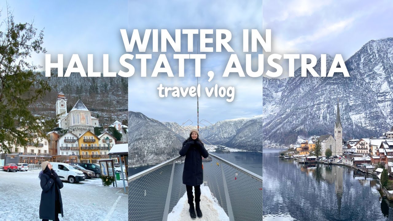 1 DAY IN HALLSTATT, AUSTRIA 🇦🇹 | Real Life Fairytale Town in Winter ...