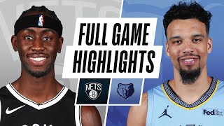 NETS at GRIZZLIES | FULL GAME HIGHLIGHTS | January 8, 2021