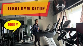 JERAI GYM SETUP  best budget gym  new concept gym setup only 2000 sq ft screenshot 2