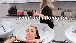 DYING MY HAIR FOR THE FIRST TIME*transformation!