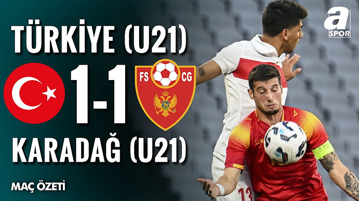 Türkiye (U21) 1-1 Karadağ (U21) | MAÇ ÖZETİ | Hazırlık Maçı | 05.06.2025
