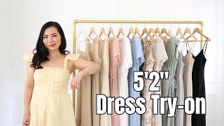 I Tried 22 Petite Friendly Dresses- Heres The Truth Huge Try-On Haul