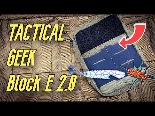 Organize Your Gear like a Pro  TACTICAL GEEK Block E 2.0 Organizer by Obuy  