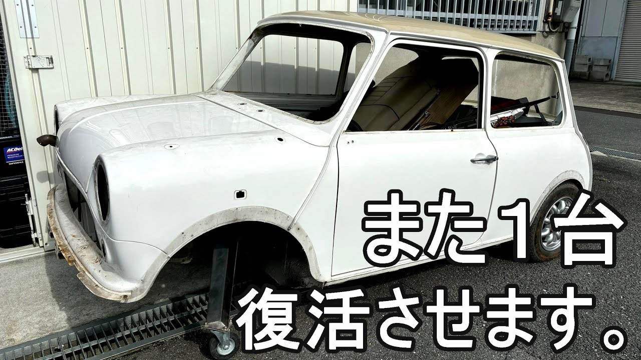 長期不動車でBechereeに入庫したミニをお客様のオーダーで製作します！ #classicmini #rovermini #クラシックミニ