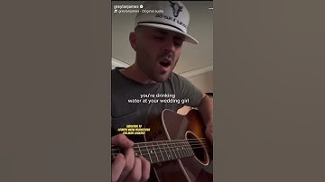 Thumbnail of Greylan James “Water At A Wedding”! #countrymusic #country #lukecombs