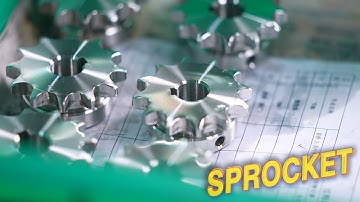 Immerse yourself in how tiny sprockets are produced in a factory.#sprocket #cnc#production