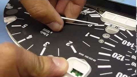 BMW mph,kmh,rev,temp and fuel needle removal procedure by Revtronic