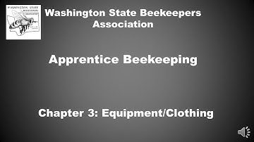 CHAPTER 3 - Equipment/Clothing (WASBA Apprentice Course)
