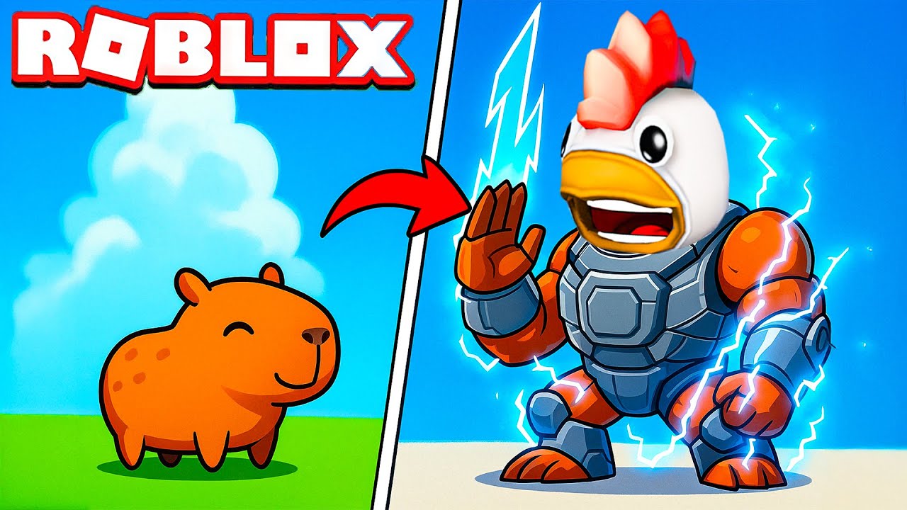 ZAYIF CAPYBARA SÜPER ROBOTA DÖNÜŞTÜ!💪😱