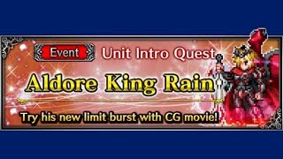 Ffbe - Unit Intro Quest - Aldore King Rain