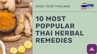 10 popular Thai herbal remedies and supplements