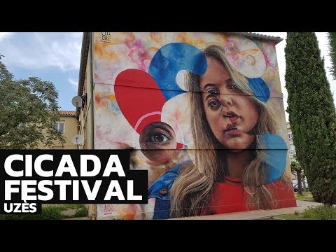 Cicada festival, du street art au coeur de la ville d'Uzès