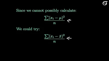 The Sample Variance Why Divide By N 1 The Sample Variance Why Divide By N 1