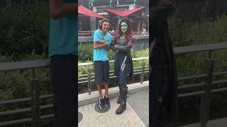 Thomas crossed his arms like Gamora #shorts #disneyland #autism