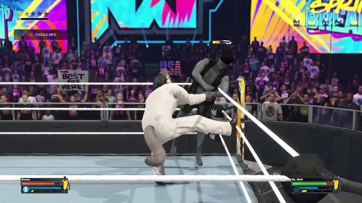 WWE 2K24: Branch VS.  Mr. Wolf: Round 1