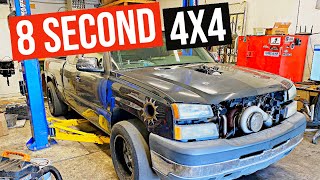 1,700hp turbo 427 LSX 4wd Drag Truck Build Breakdown