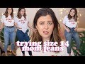 TESTING MOM JEANS ACROSS TEN BRANDS (aka wow a hot mess) - SIZE 14 | LUCY WOOD