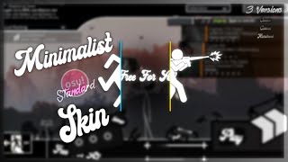 Free For All 1.1 - UNIQUE Stick Fight Themed MINIMALISTIC osu! Standard SKIN