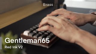 Gentleman65 with Red Inks Typing Sound Test (Brass Plate) screenshot 4