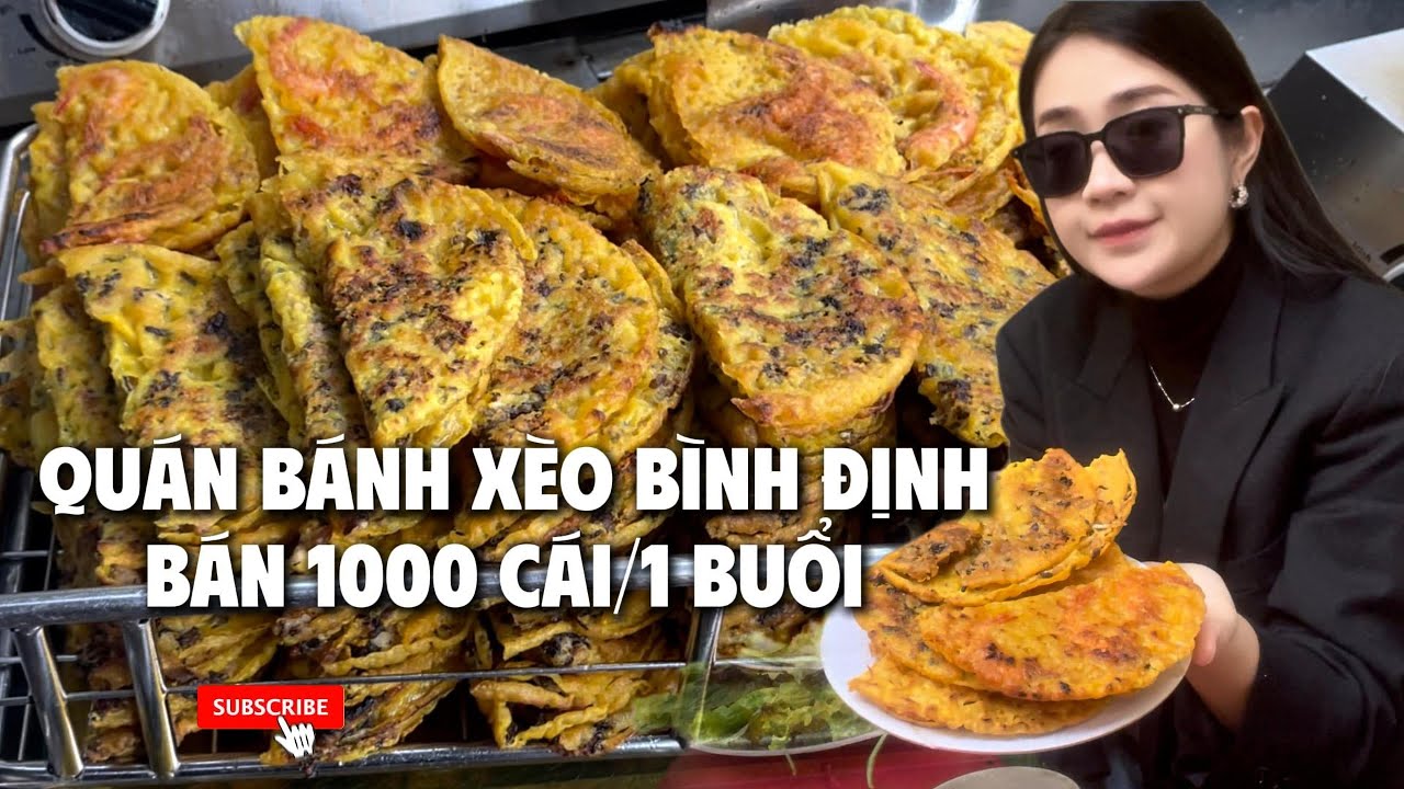 Top QUÁN BÁNH XÈO BÌNH ĐỊNH ngon RẺ đông khách bán 1000 chiếc/1 buổi 10k ở Hải Phòng