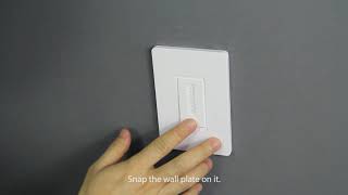 How to install and setup Treatlife Wifi Smart Dimmer Switch Single Pole
