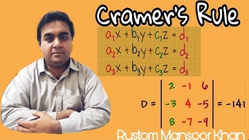xi math I Cramer