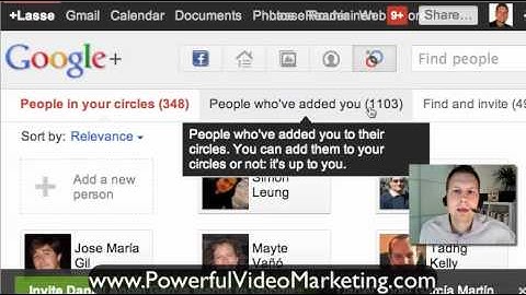 Google + Plus Circles - How to use circles on Google + Social Network