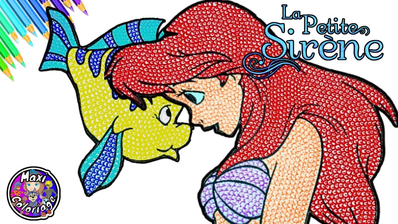 DISNEY PRINCESS COLORING BOOK ARIEL THE LITTLE MERMAID - COMMENT