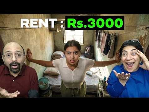 Desi Couple React to Cheapest to Most Expensive Rent in Mumbai Desi Couple !!