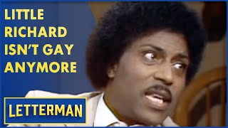Video thumbnail of "Little Richard Says He Isn't Gay Anymore | Letterman"