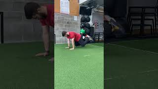 Hip Matrix in Bear Crawl Position