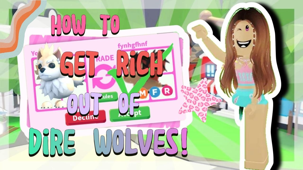 HOW TO GET RICH OUT OF DIRE WOLVES IN ADOPT ME 2026 (roblox)