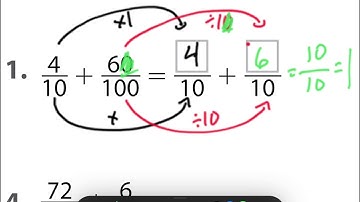 12-4 Add Fractions with Denominators of 10 and 100 EnVision Math Grade 4