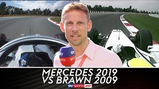 Brawn 2009 vs Mercedes 2019 | Jenson Button analyses Spain pole laps! Wealth