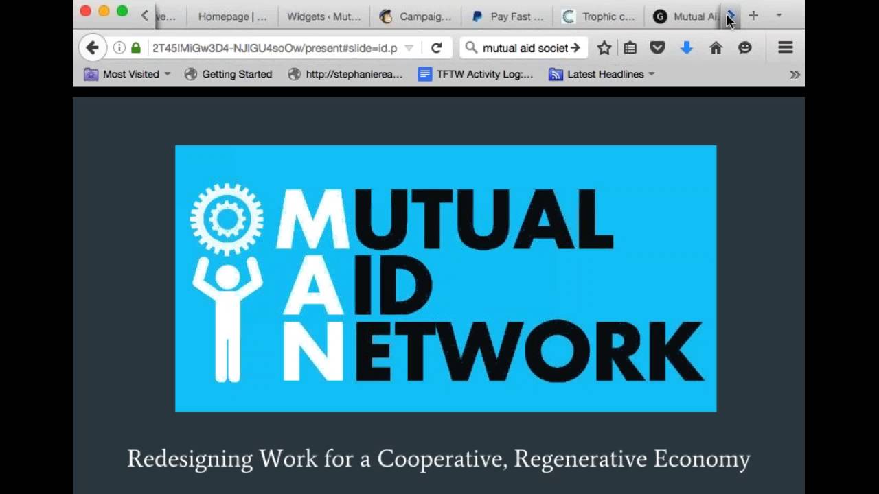 Mutual Aid Networks mapping summit 6 9 16 YouTube