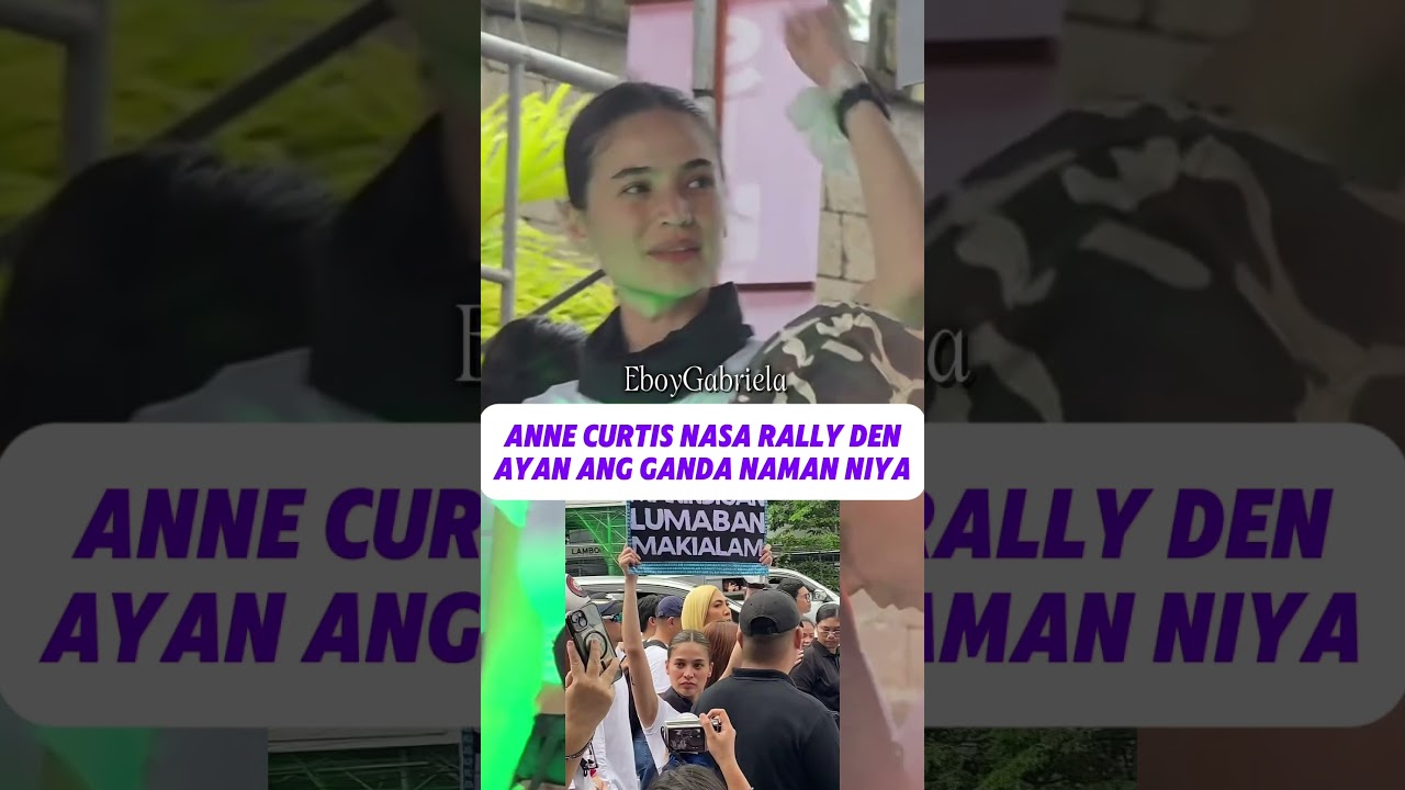 Rally luneta park anne cuttis spotted