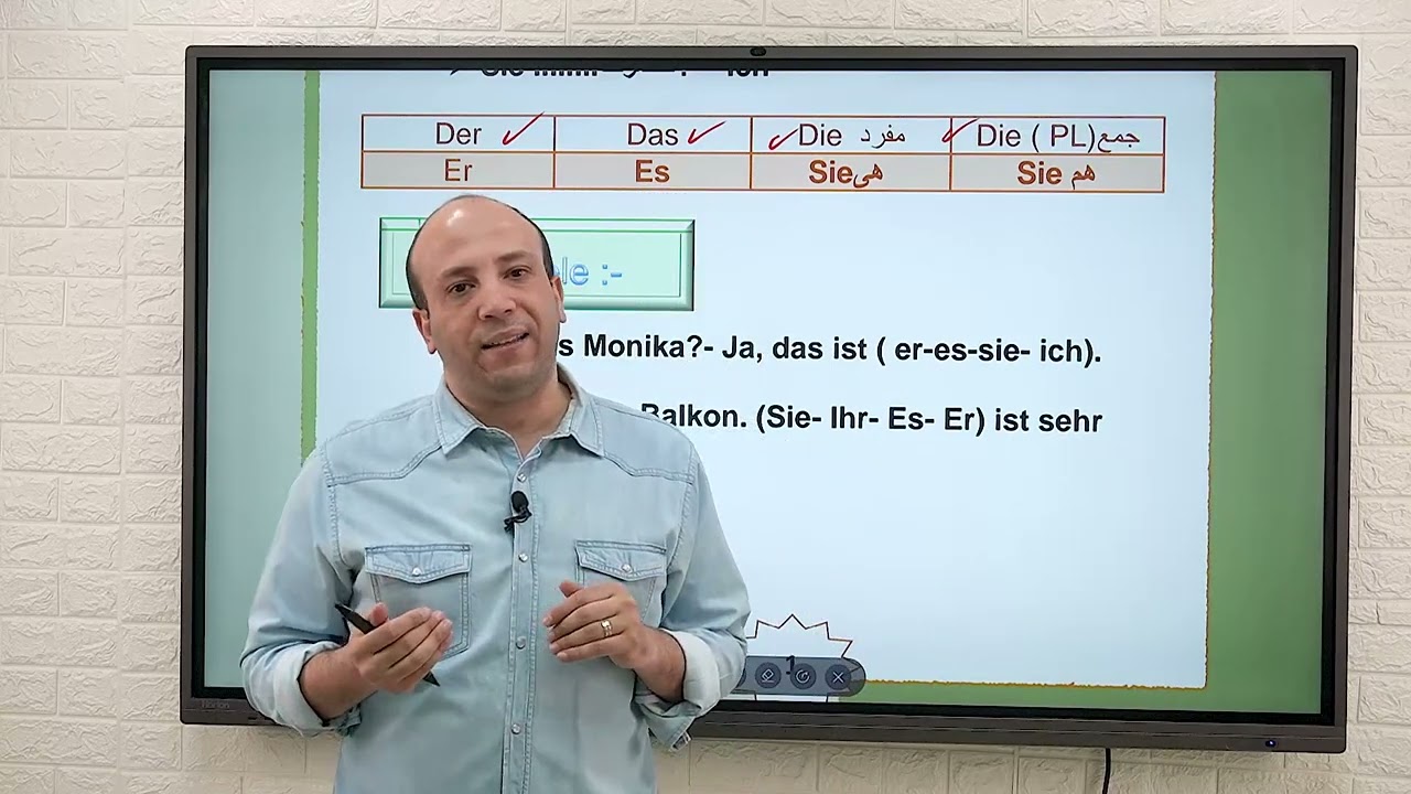 المحاضره الاولى [ كورس التحضيري للغه الالمانيه للصف الثالث الثانوي]  دفعه2025 😍🔔🔔