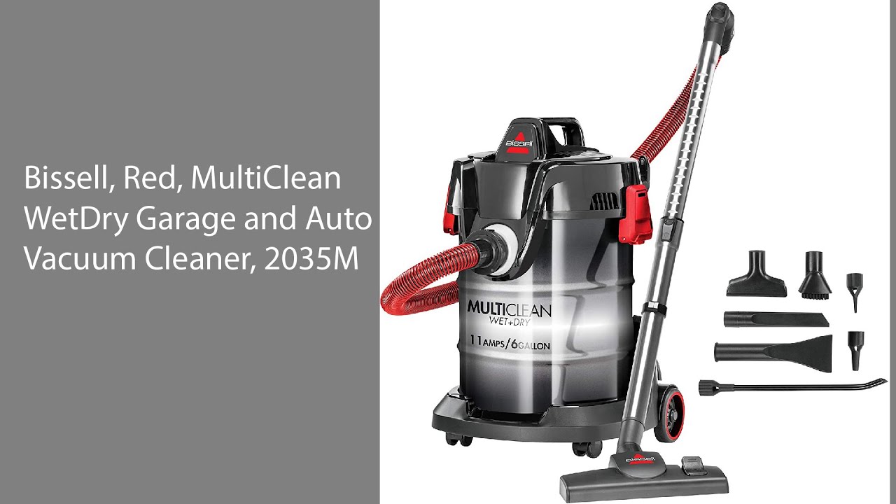 Bissell_ Red_ MultiClean_ WetDry_ Garage_ and Auto_ Vacuum _Cleaner