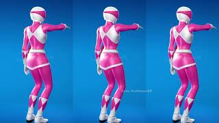 Fortnite Deep End Emote With Pink Power Ranger Skin Thicc