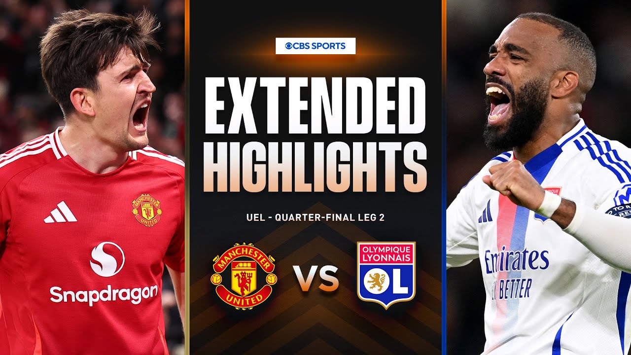 Manchester United vs Lyon in the second leg of the quarterfinals!