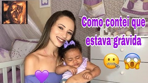 Como contei que estava grávida