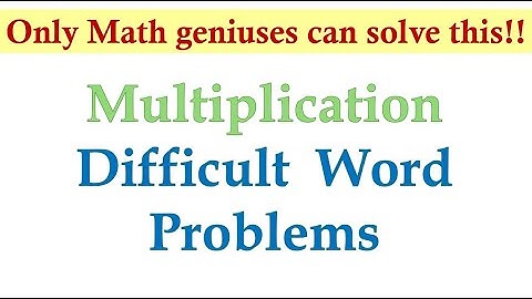 Multiplication of Whole Numbers Routine and Non Routine Problems