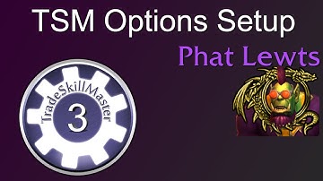TradeSkillMaster 3 - Options Setup