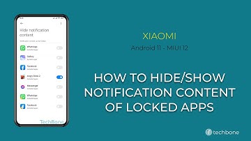 How to Hide/Show Notification content of locked Apps - Xiaomi [Android 11 - MIUI 12]