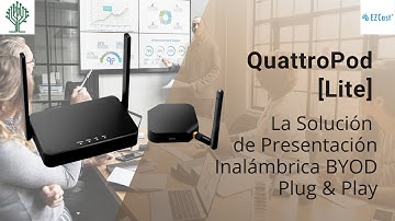EZCast QuattroPod Lite - Presentaciones Inalámbricas BYOD