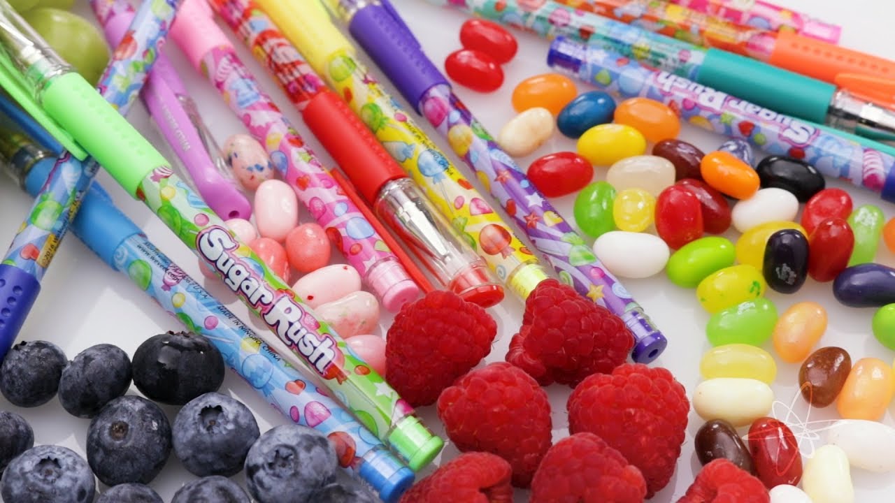 24pc Sugar Rush Candy Scented Gel Pens By Scentos - Colorful! 