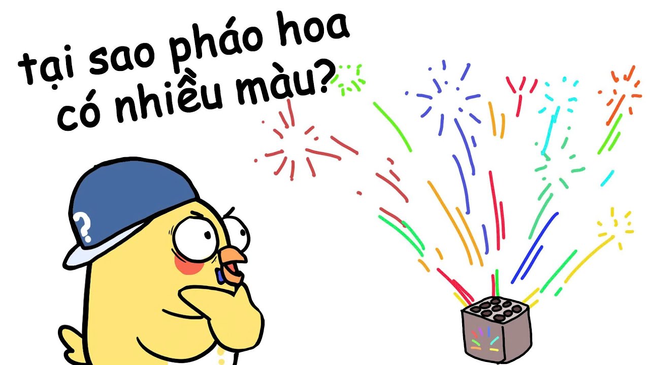 TẠI SAO PHÁO HOA LẠI CÓ NHIỀU MÀU SẮC?